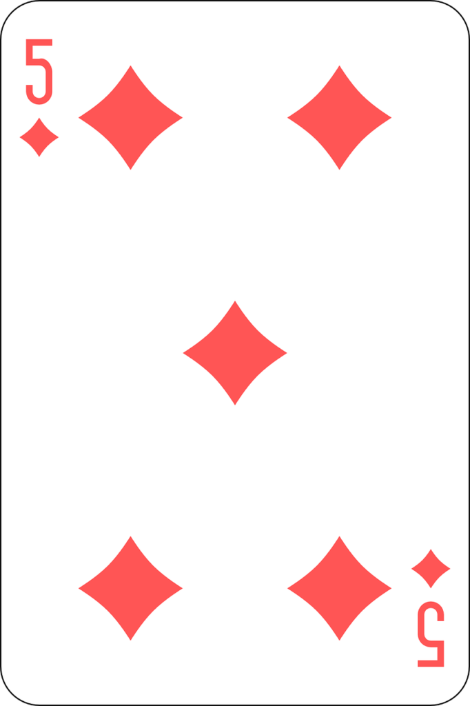 five of diamonds