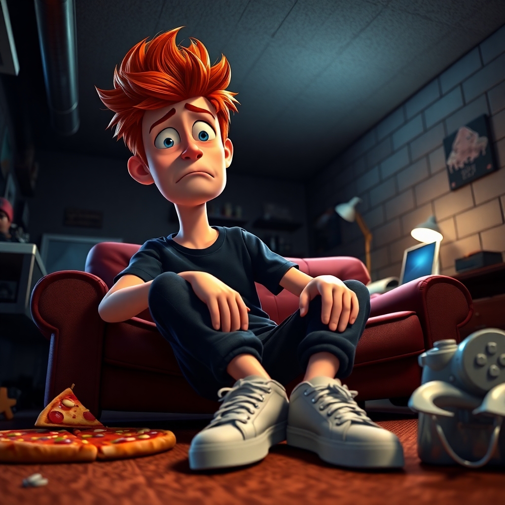 Bob in his basement.